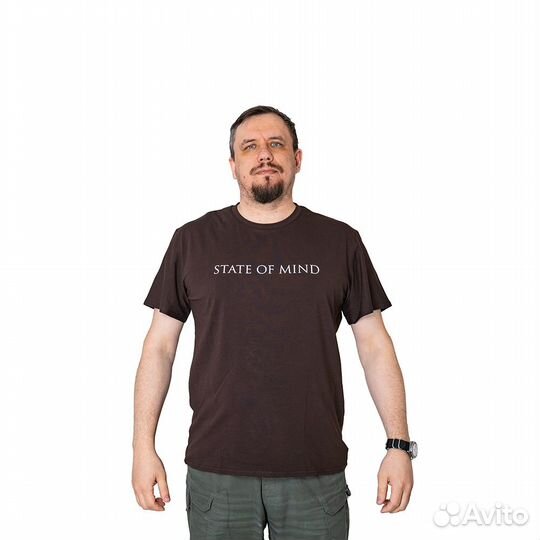 60789 Футболка State of mind, коричневый