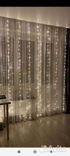 Гирлянда штора 3 на 2