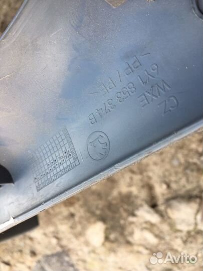 Накладка порога правая шкода фабия