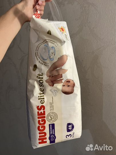 Подгузники huggies elite soft 3 m 30 шт