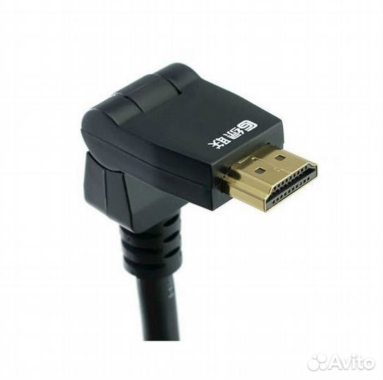 Hdmi-каб. 1.8 метра, v1.4, с поворотными штекерами