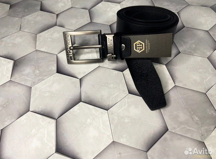 Кожаный Мужcой peмeнь Philipp Plein