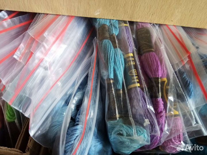 Нитки мулине в ассортименте