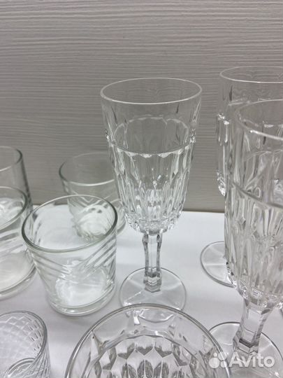 Набор бокалов, стаканов, рюмок (цена за все)