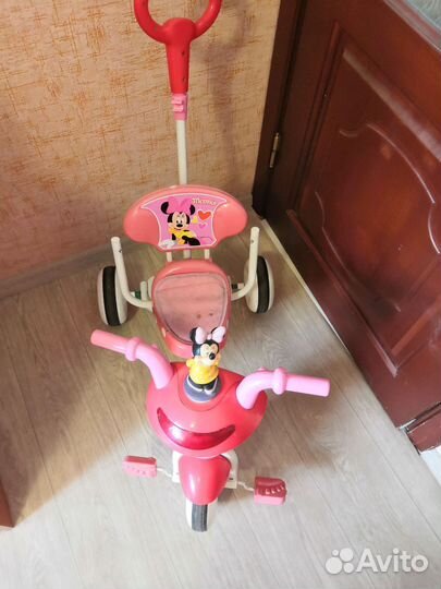 Детский велосипед с ручкой бу