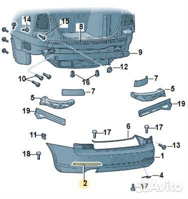 Отражатель левый Skoda Octavia A5 BSE 2010