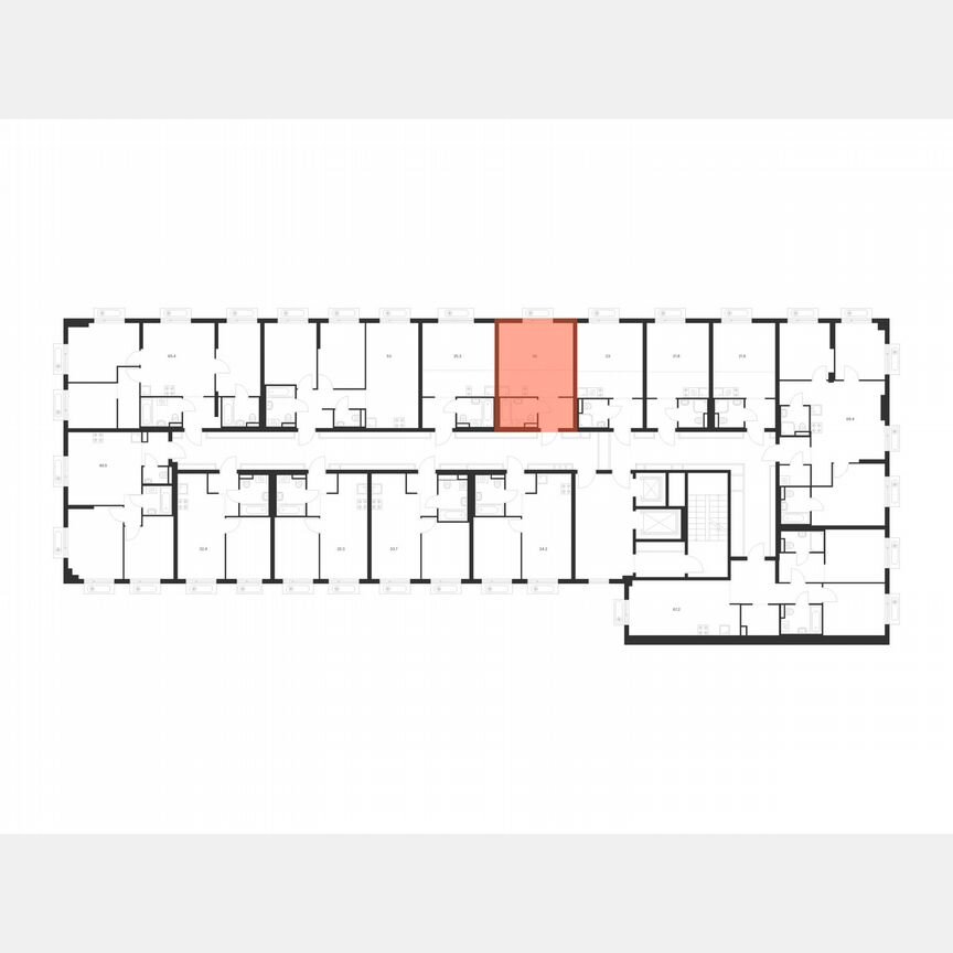 Квартира-студия, 26 м², 2/16 эт.