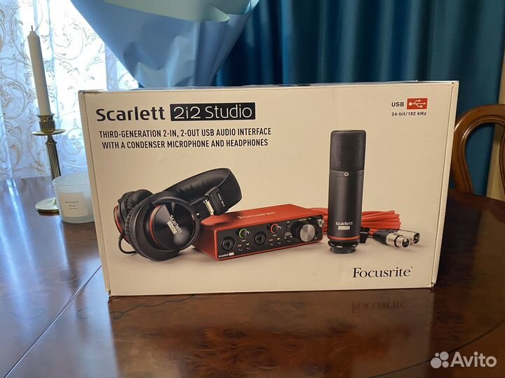 Focuserite Scarlett 2i2 Studio 3rd Gen набор
