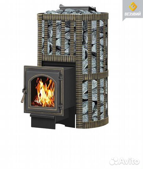 Печь банная везувий Ураган Ковка 16 (270)