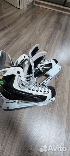 Коньки хоккейные Reebok White K Pump