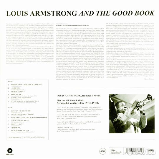 Louis Armstrong - And The Good Book (180G LP)