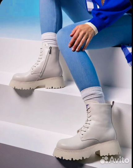 Ботинки натуральная кожа 39