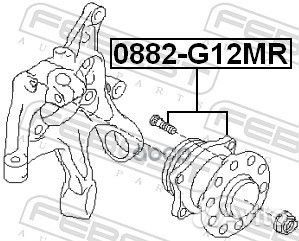 Ступица задняя в сборе LR subaru