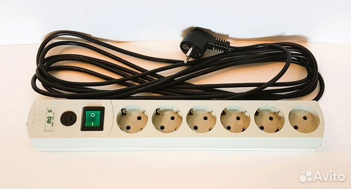 Сетевой фильтр Most RG 5м (6 розеток) белый