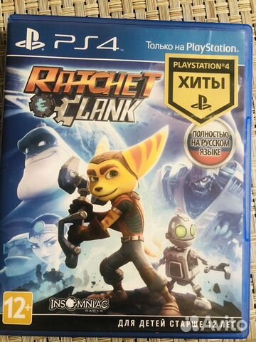 Диск на playstation 4 Ratchet and Clank