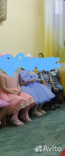 Платье очень пышное 110-116 прокат