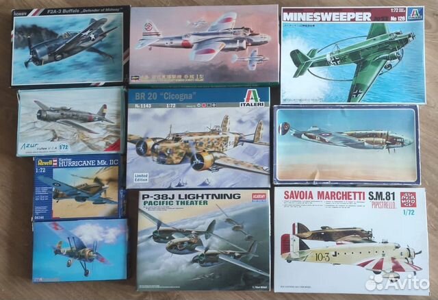 Сборные модели самолётов вмв 1:72