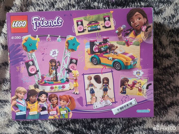 Lego Friends 41390 Машина со сценой Андреа