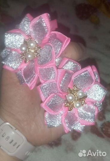 Резинки для девочки. Ручная работа