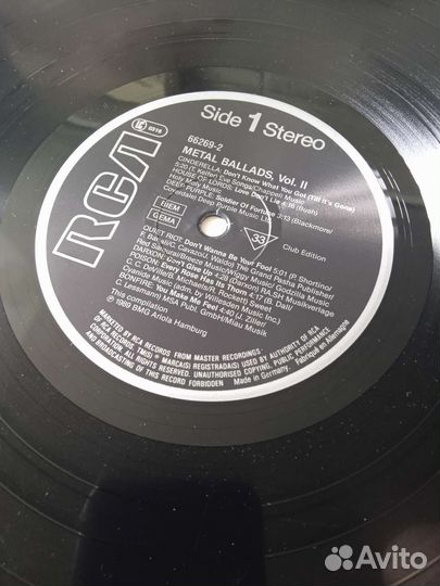 Metal Ballads виниловая пластинка