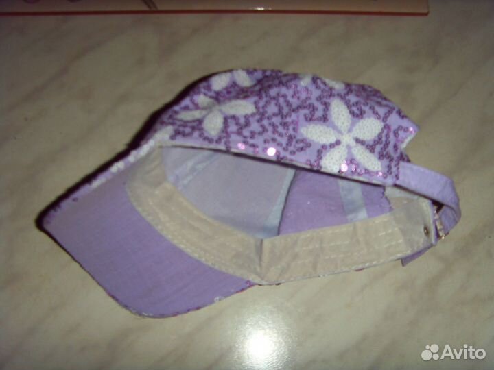 Бейсболка с козырьком для девочки