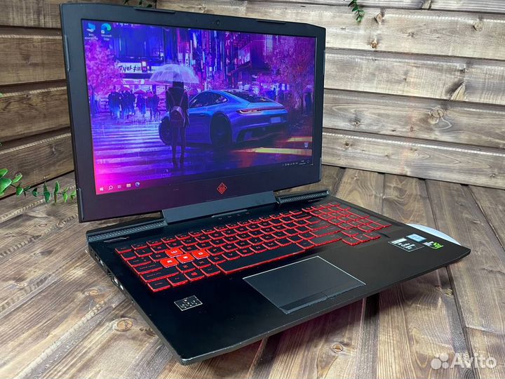 Игровой ноутбук HP Omen i7 GTX1050ti