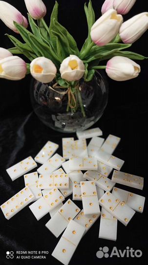 Домино. Настольная игра. Ручная работа