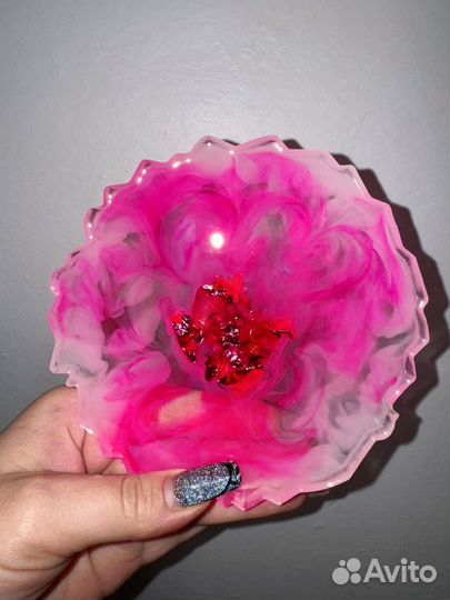 Подставки и подстаканники из эпоксидной смолы