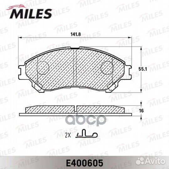 Колодки тормозные suzuki SX4 13/vitara 15- пер