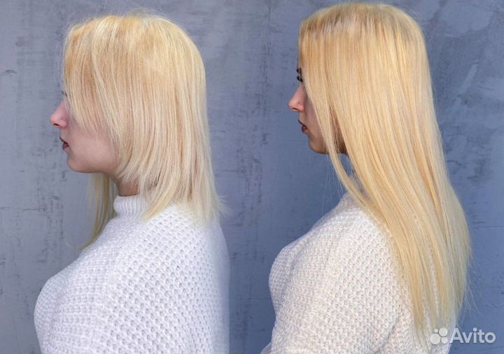 Наращивание волос модель