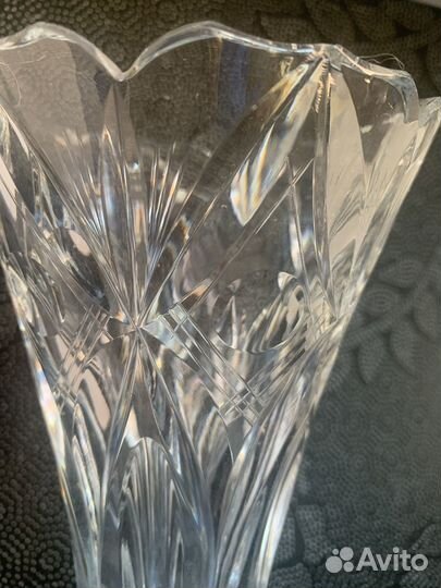 Хрустальная ваза СССР 1970
