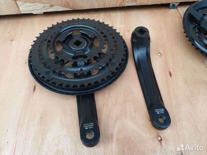 Алюминиевые системы Shimano 42/34/24 и 48/38/28