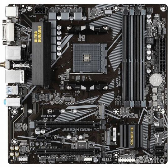 Материнская плата Gigabyte B550M DS3H AC 561418