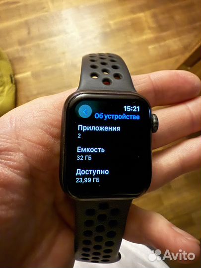 Часы apple watch 5 40 mm nike