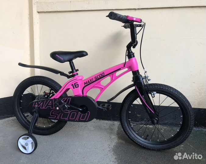 Детский велосипед новый maxiscoo 16