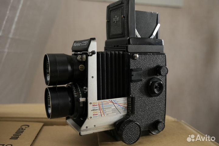 Mamiya c220F, 65 и 135мм blue dot
