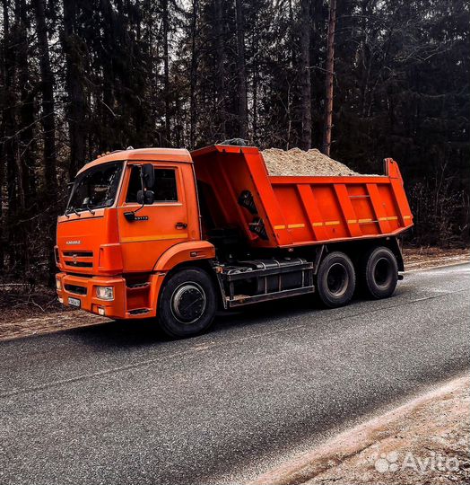 Песок карьерный доставка