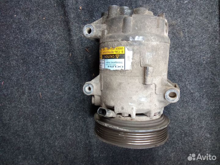 Компрессор кондиционера Рено Меган 2 2007