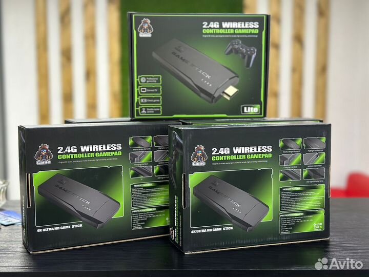 Игровая приставка Game Stick (встроенные игры)