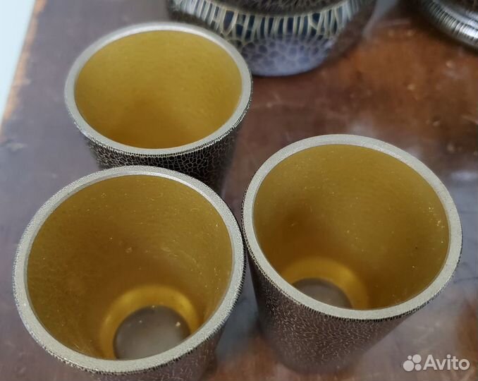 Коньячный набор стекло авторская работа