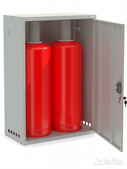 Шкаф на 2 газовых баллона по 50 литров