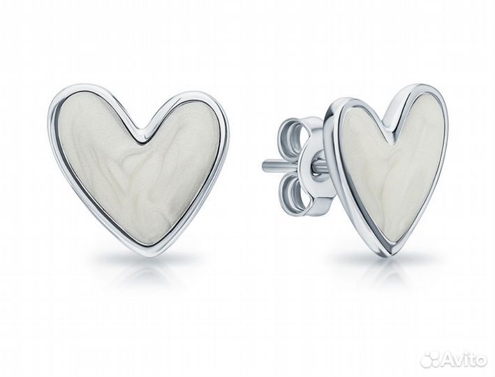 Серьги и кольца серебро с эмалью