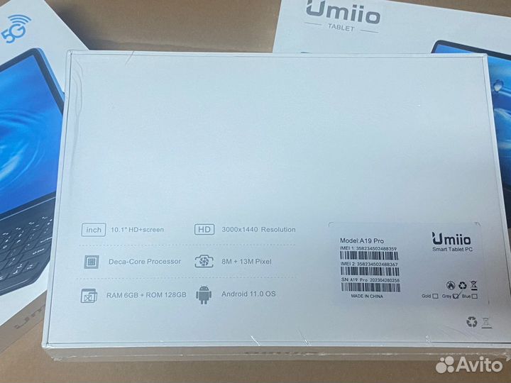 Планшет umiio A19 pro tablet