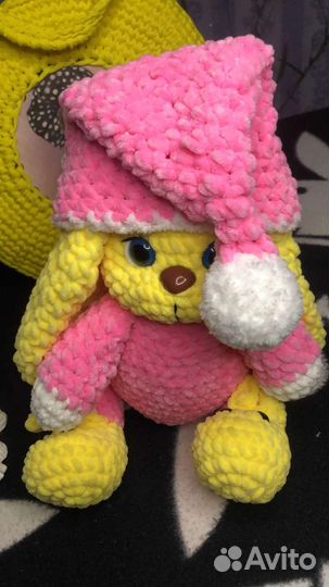 Мягкая игрушка заяц новый