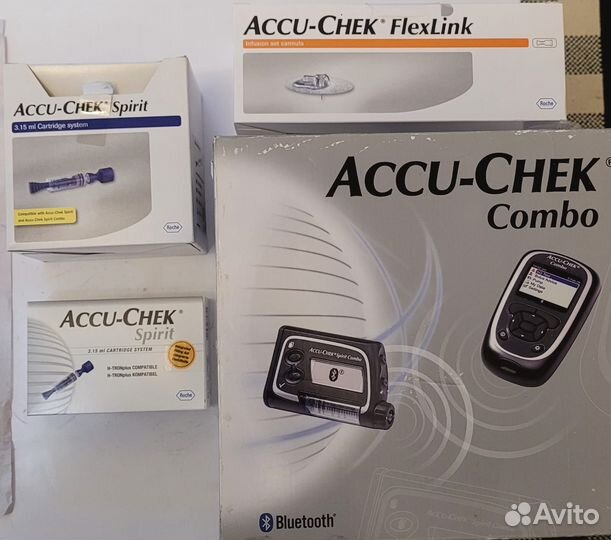 Расходные материалы и помпа accu chek