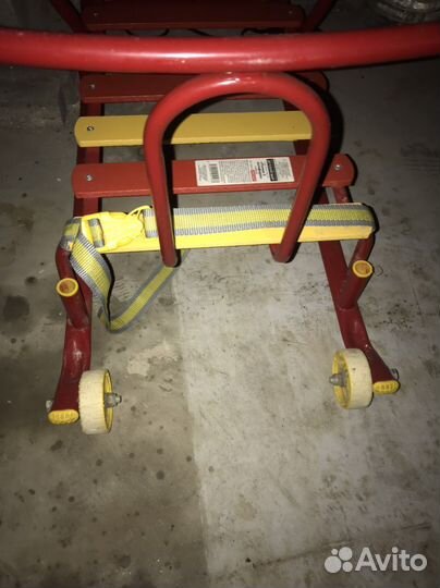 Санки с колёсами детские санки