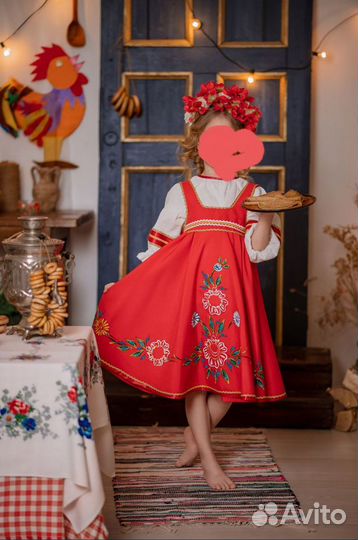 Русско народный костюм для девочки