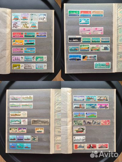 Почтовые марки флот. Альбом целиком