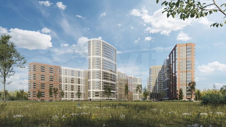 2-к. квартира, 53,3 м², 16/21 эт.