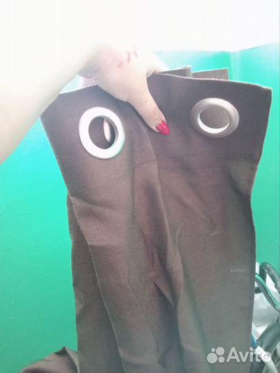 Шторы блекаут с люверсами